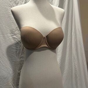 PINK nude strapless bra
